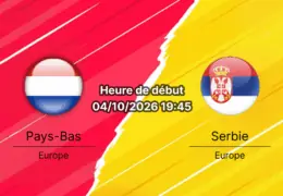 Pronostic Pays-Bas Serbie — Philips Stadion Eindhoven, UEFA Nations League Ligue A Groupe 2, 4 octobre 2026