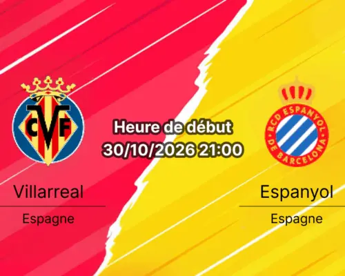 Pronostic Villarreal Espanyol – Estadio de la Cerámica, La Liga jornada 11, 30 octobre 2026