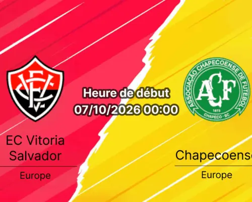 Pronostic Vitória Chapecoense — Estádio Manoel Barradas (Barradão) Salvador Bahia, Série A Brasileira Rodada 29, 7 octobre 2026